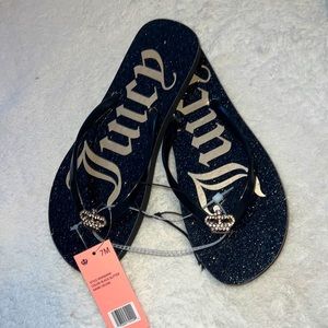 Juicy couture flip flops. Never worn. Brand new. With tags. Size 7